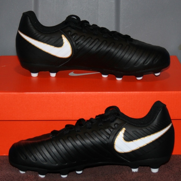 black and gold youth soccer cleats